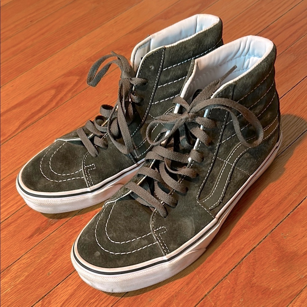 Vans Green High-Top Sneakers - Picture 2 of 8
